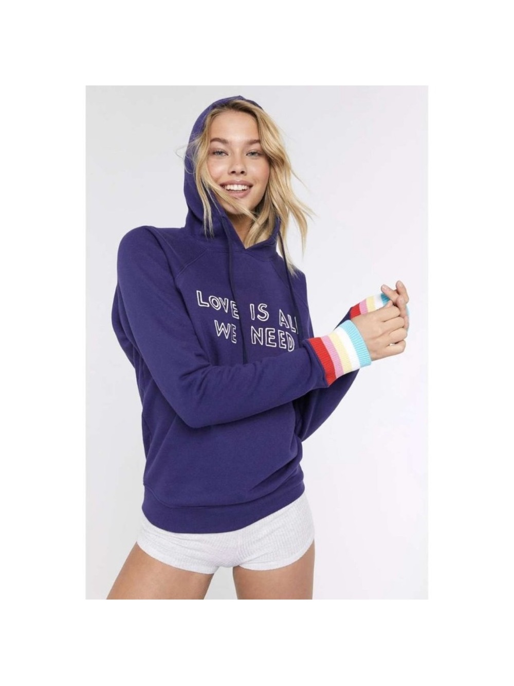 Spiritual Gangster Love is All We Need Soft Hoodie Size Large - Picture 2 of 7